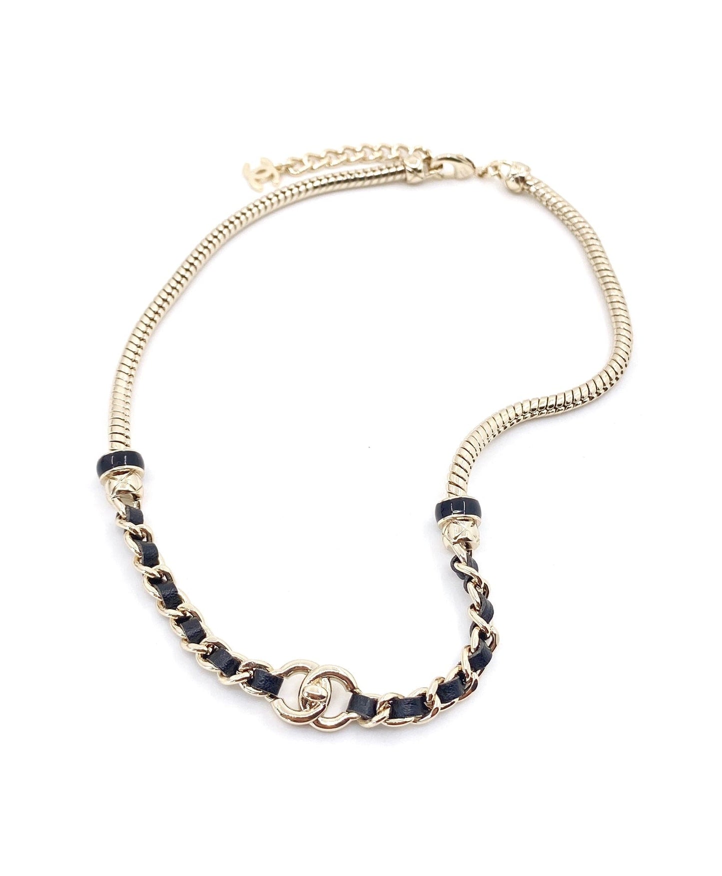 18K Chanel Rhinestone Necklace