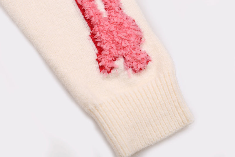 AMRI Apricot Core Knitted sweater Hoodie