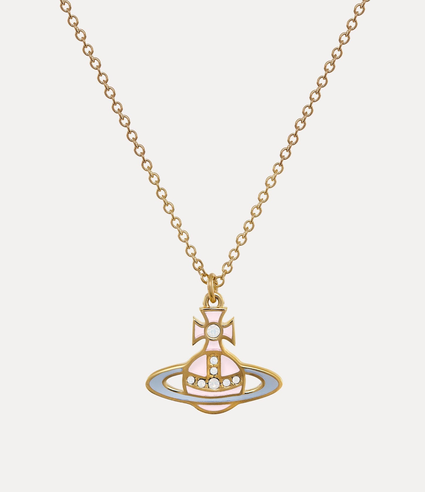 VIVIENNE WESTWOOD Concetta Bas Relief Pendant Necklace Brass(Gold)
