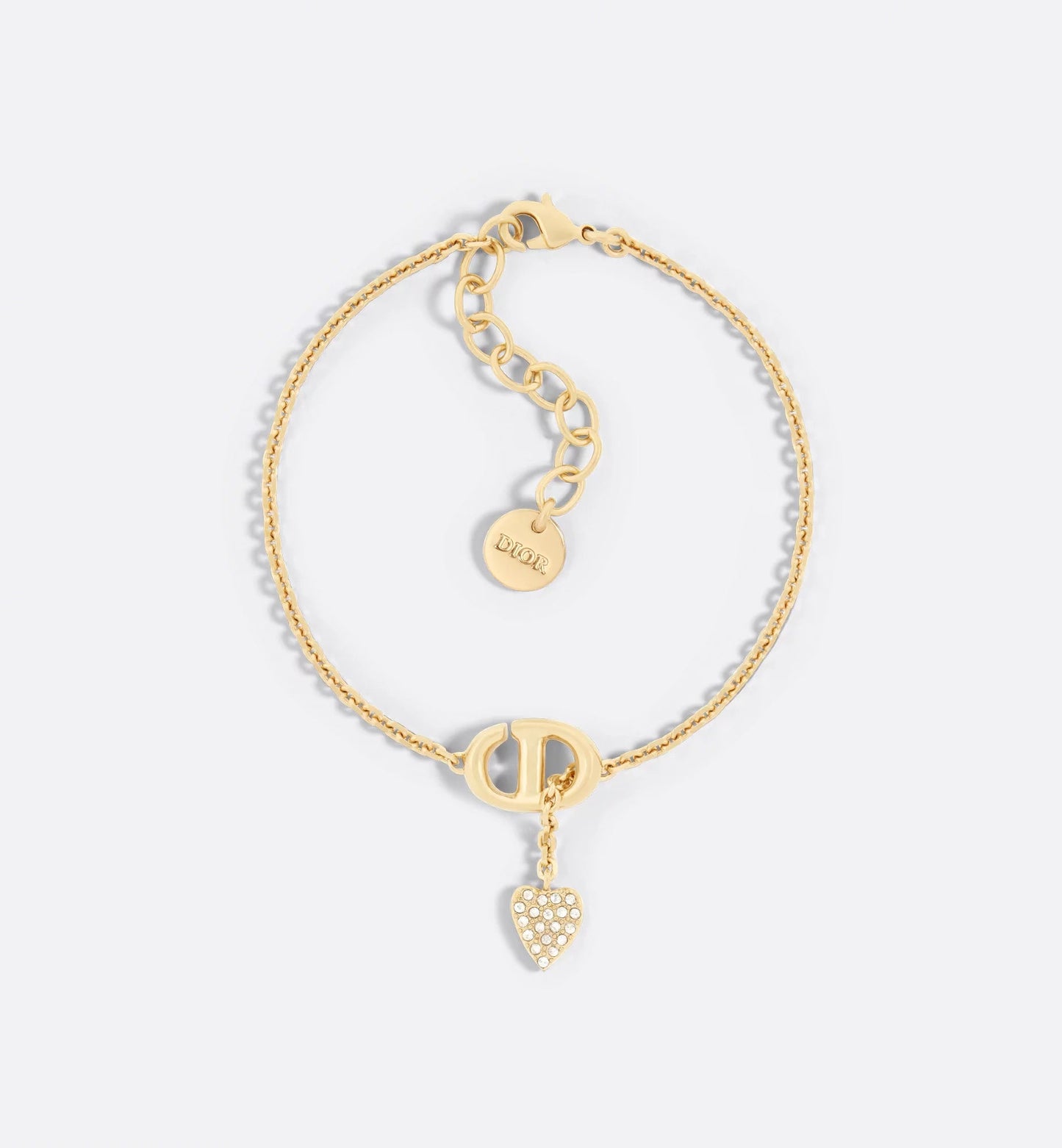 CHRISTIAN DIOR CD Navy Bracelet Gold-Finish Metal(Navy)