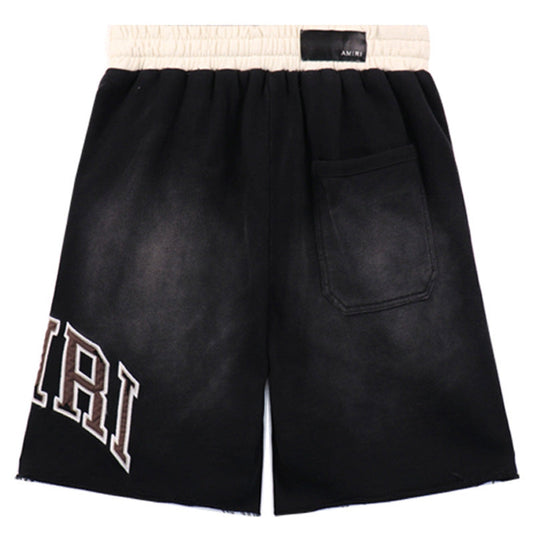 AMRI Straight-Leg Logo-Appliquéd Cotton-Jersey Shorts