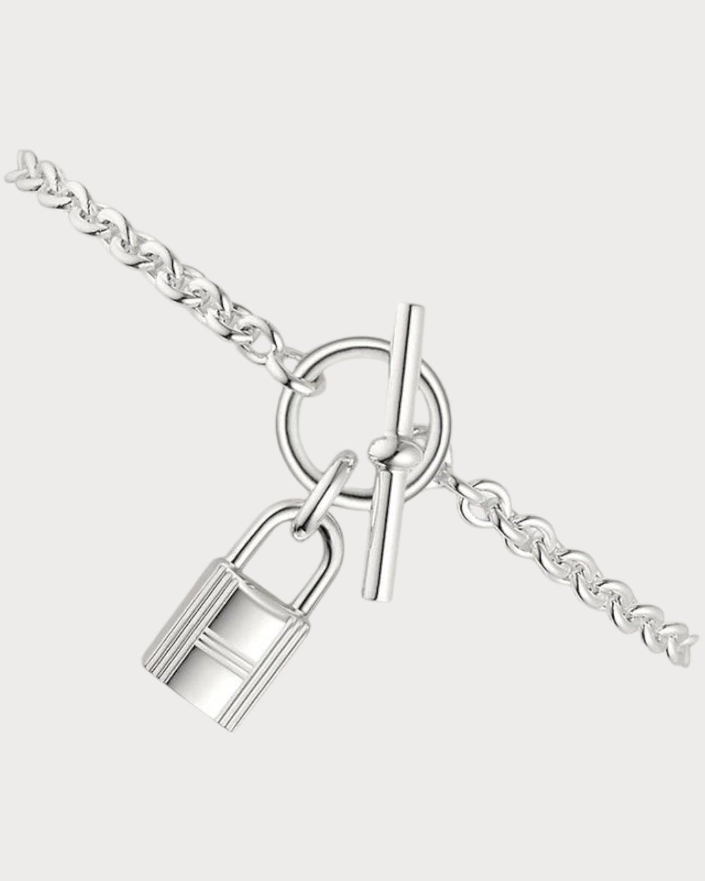 HERMES Kelly Cadenas Bracelet 925(Silver)