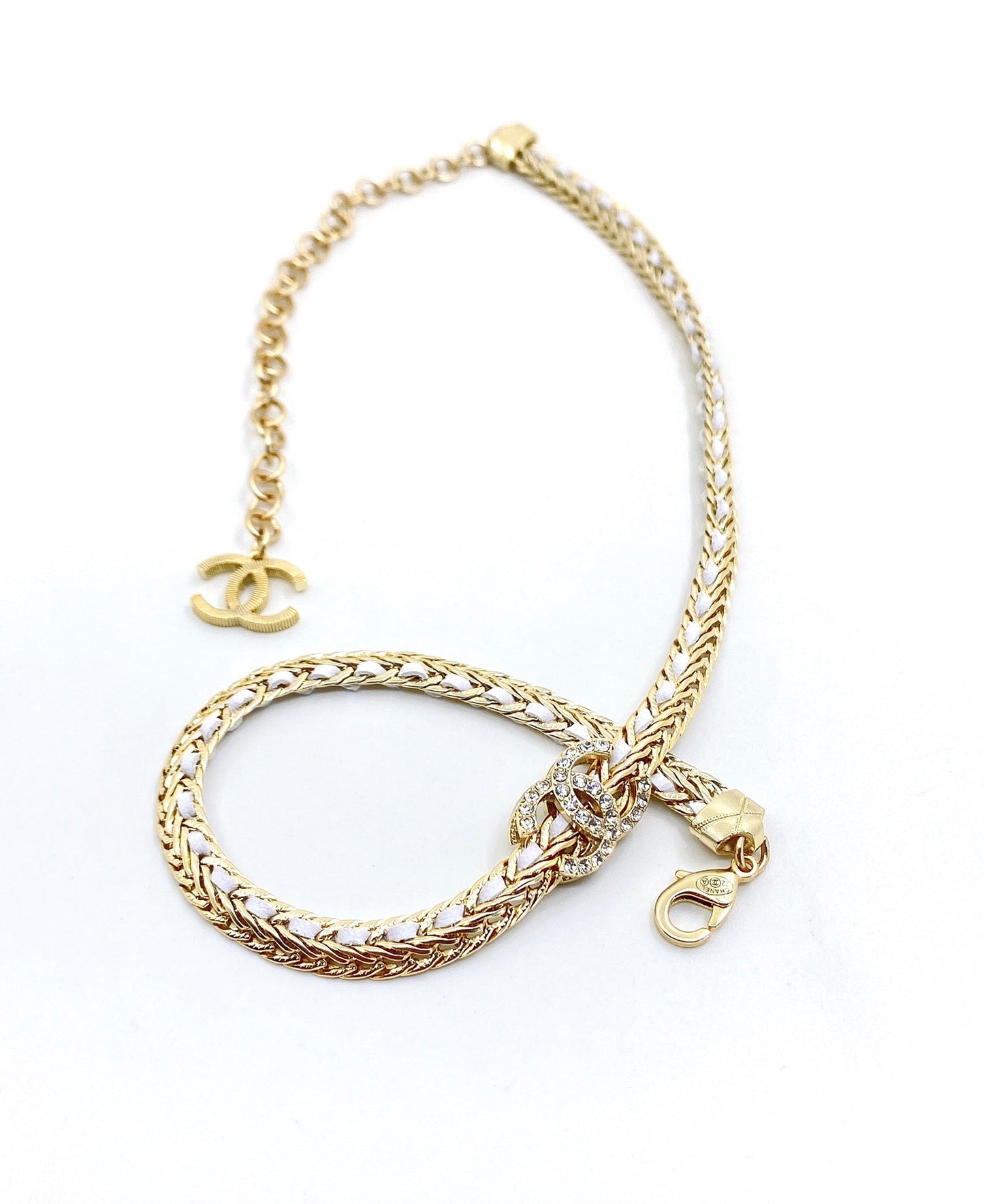 18K Chanel Diamonds Choker Necklace