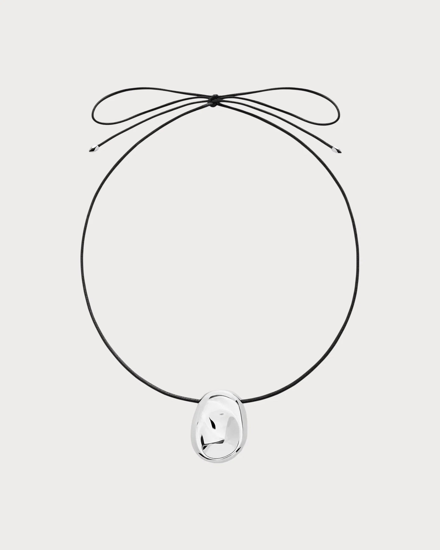 MONICA VINADER Aria Cord Gold Vermeil Necklace(Silver)