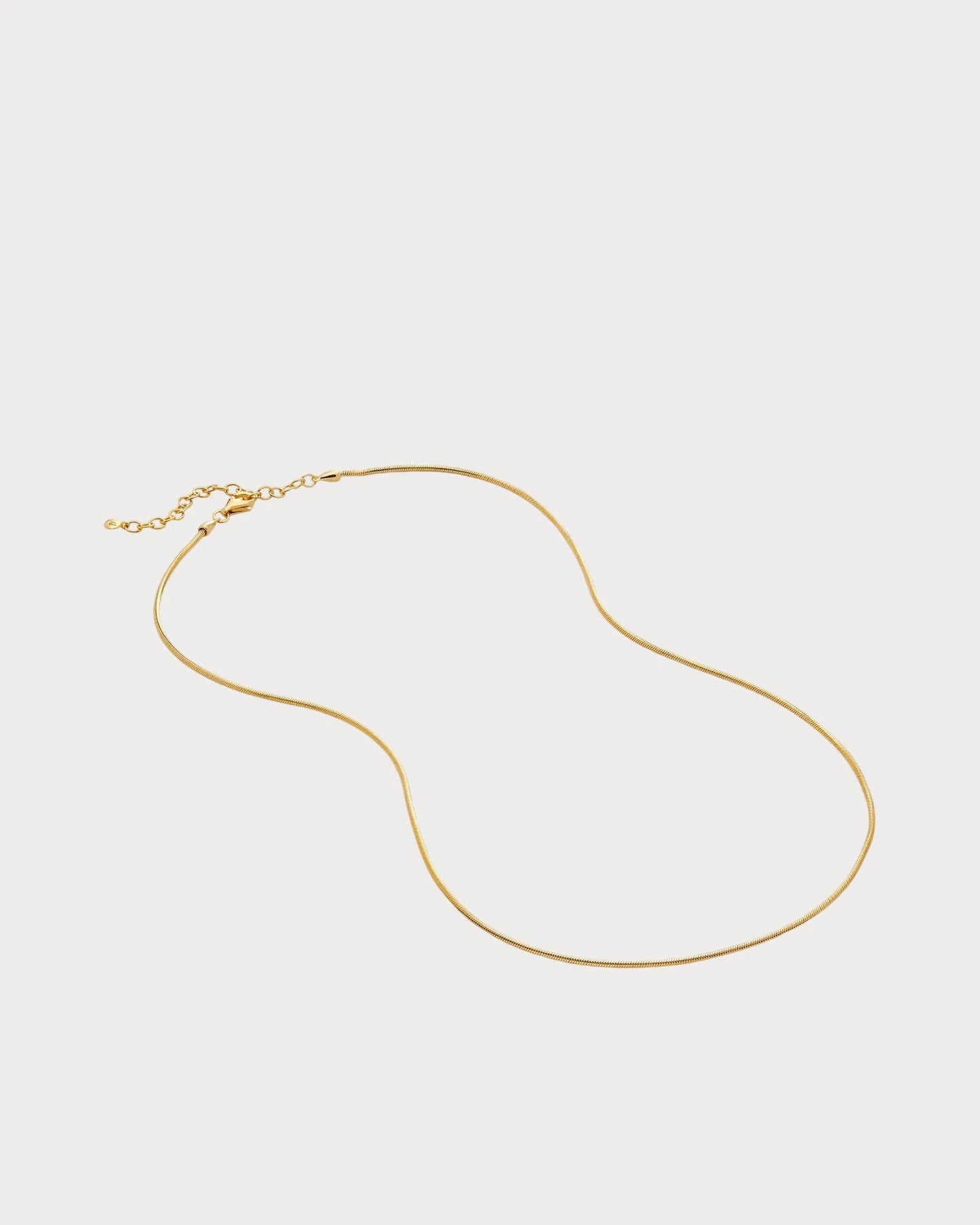 MONICA VINADER Thin Snake 18ct Yellow Gold-Plated Vermeil Sterling-Silver Necklace(Gold)