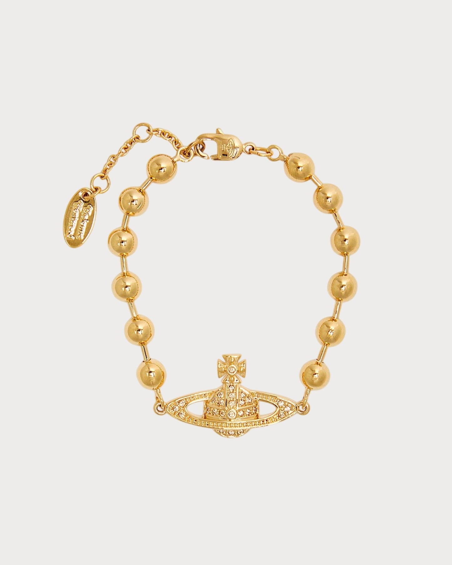 VIVIENNE WESTWOOD Thames Bas Relief Orb Bracelet Metal(Mini/Gold)