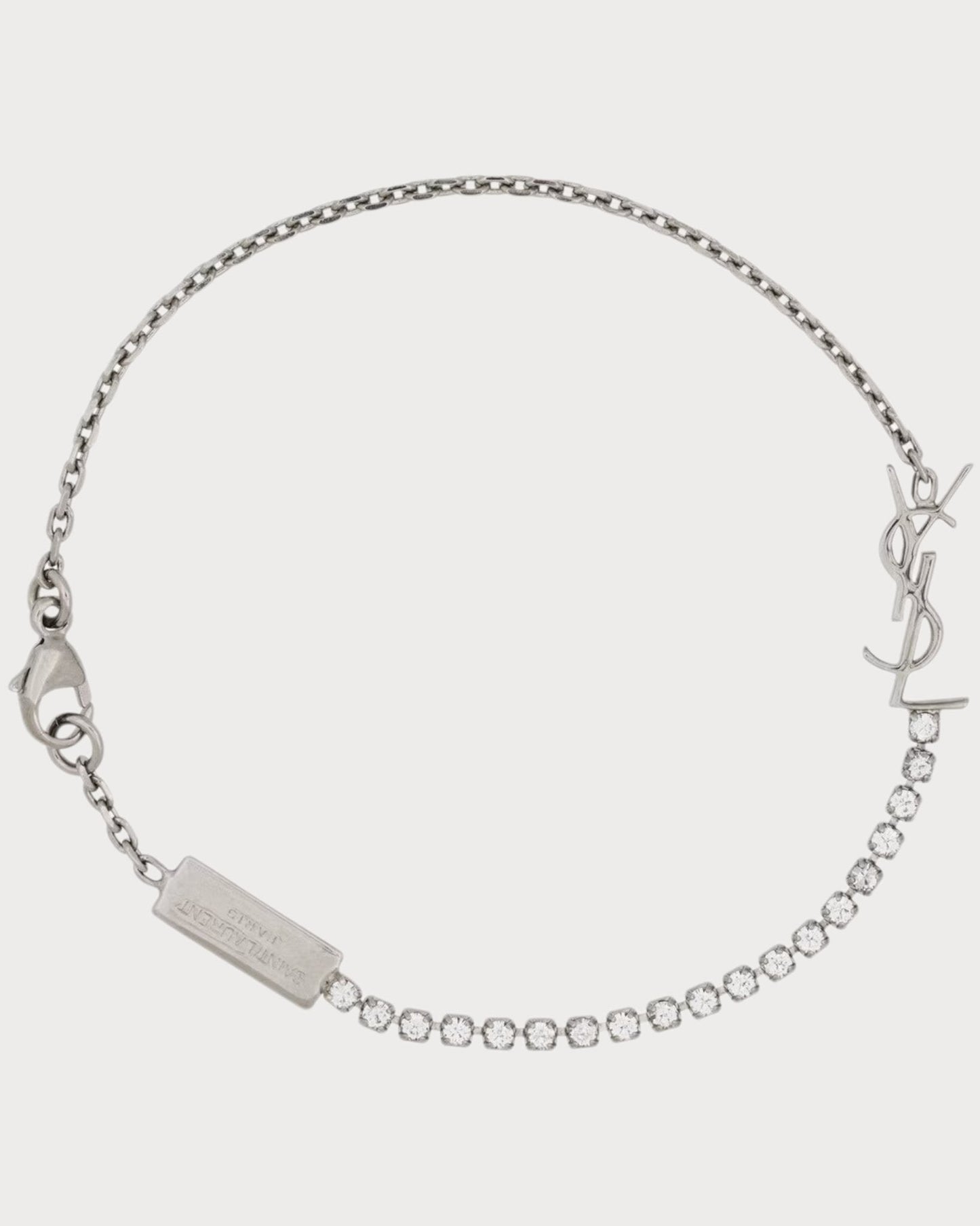 YSL SAINT LAURENT Cassandre Charm Bracelet Brass(2 Colors)