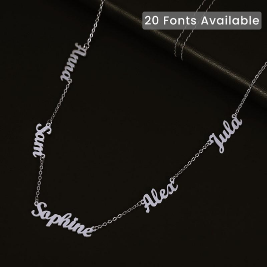 Personalized Name Necklace with 1¨C6 Names