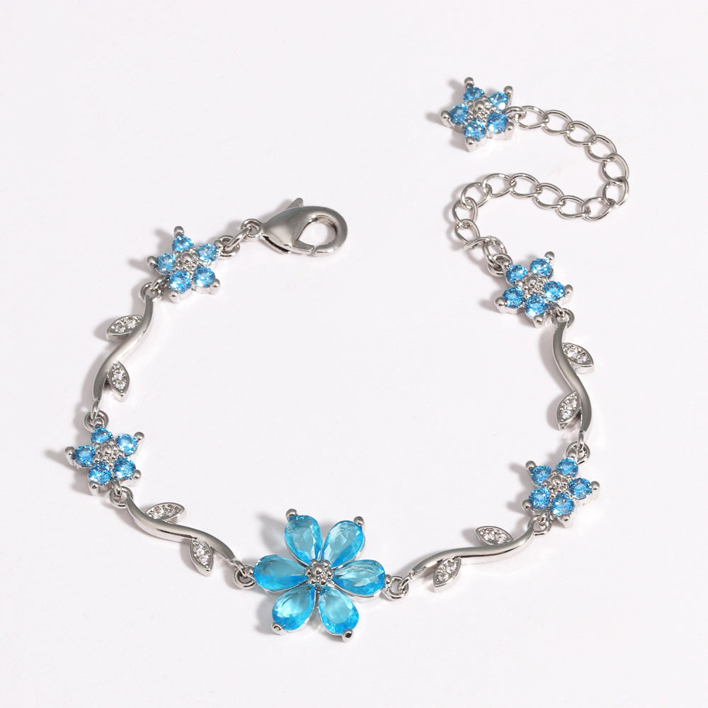 Blooming Color Crystal Bracelet
