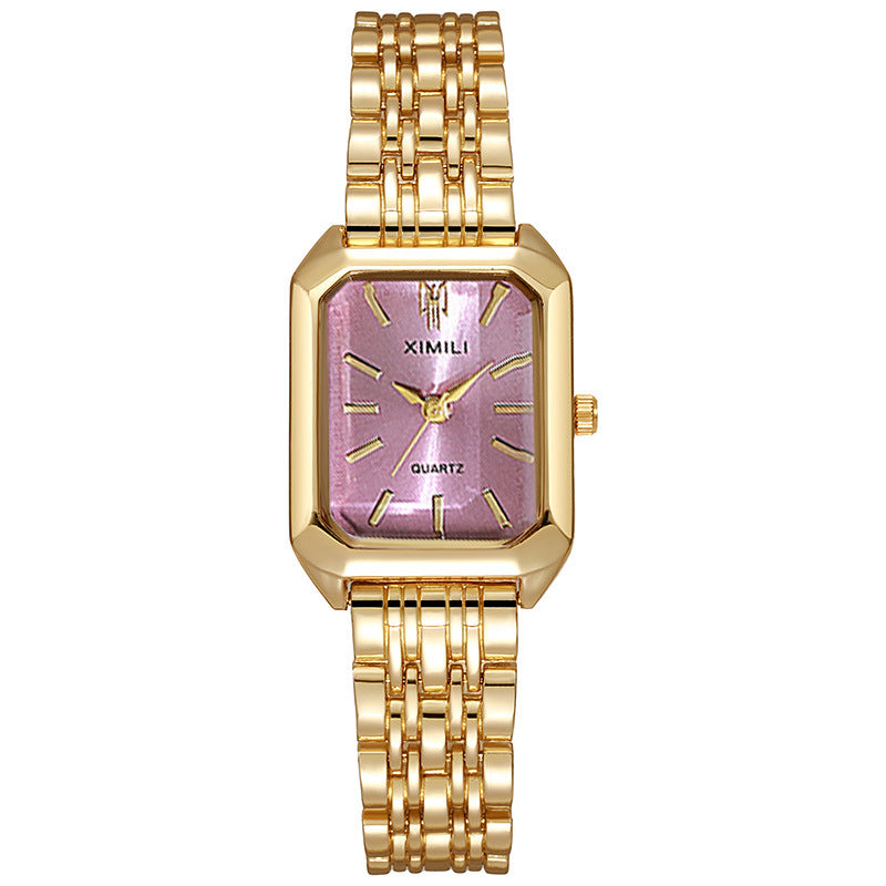 Classic Square Link Bracelet Watch