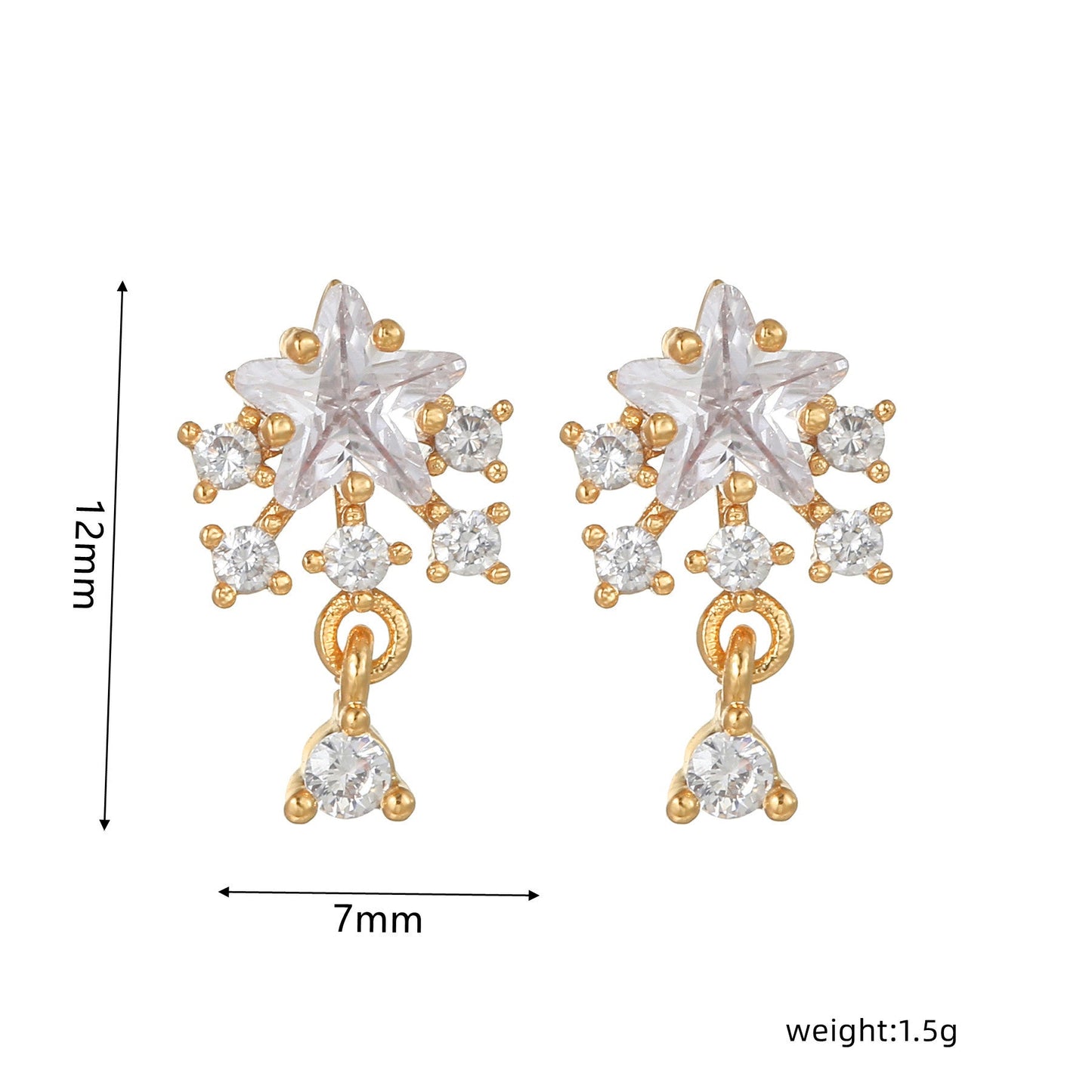 Sweet Pink Love Earrings Set
