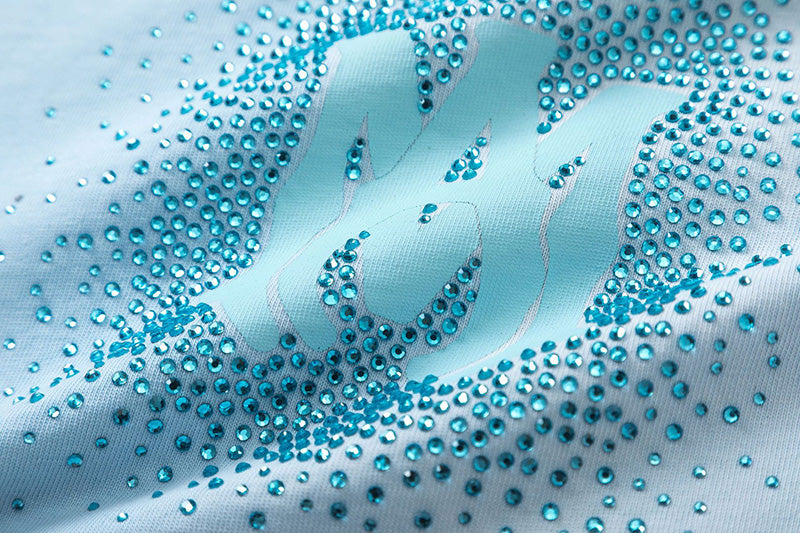 AMRI Alphabet star embellished glitter print T-shirts