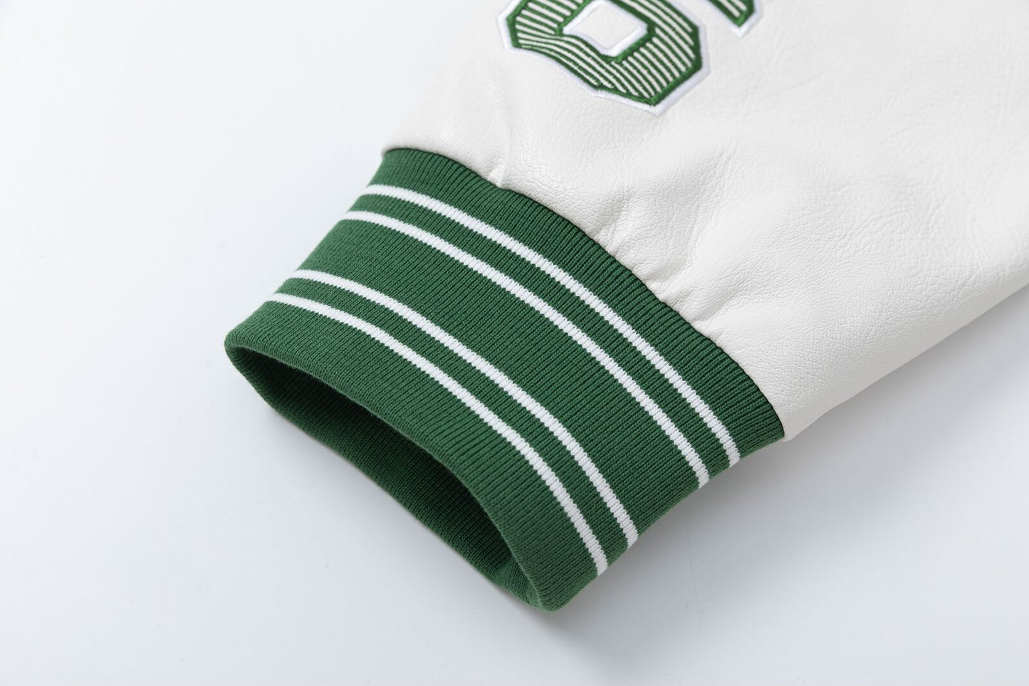 AMRI Angel Branded Woven Varsity Jacket