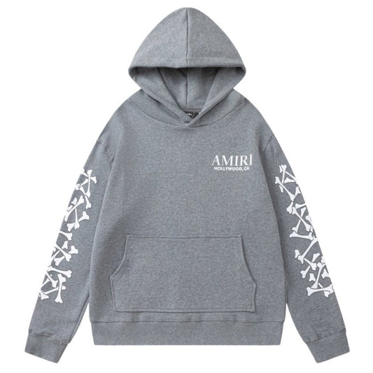 AMRl Stacked Bones Hoodies