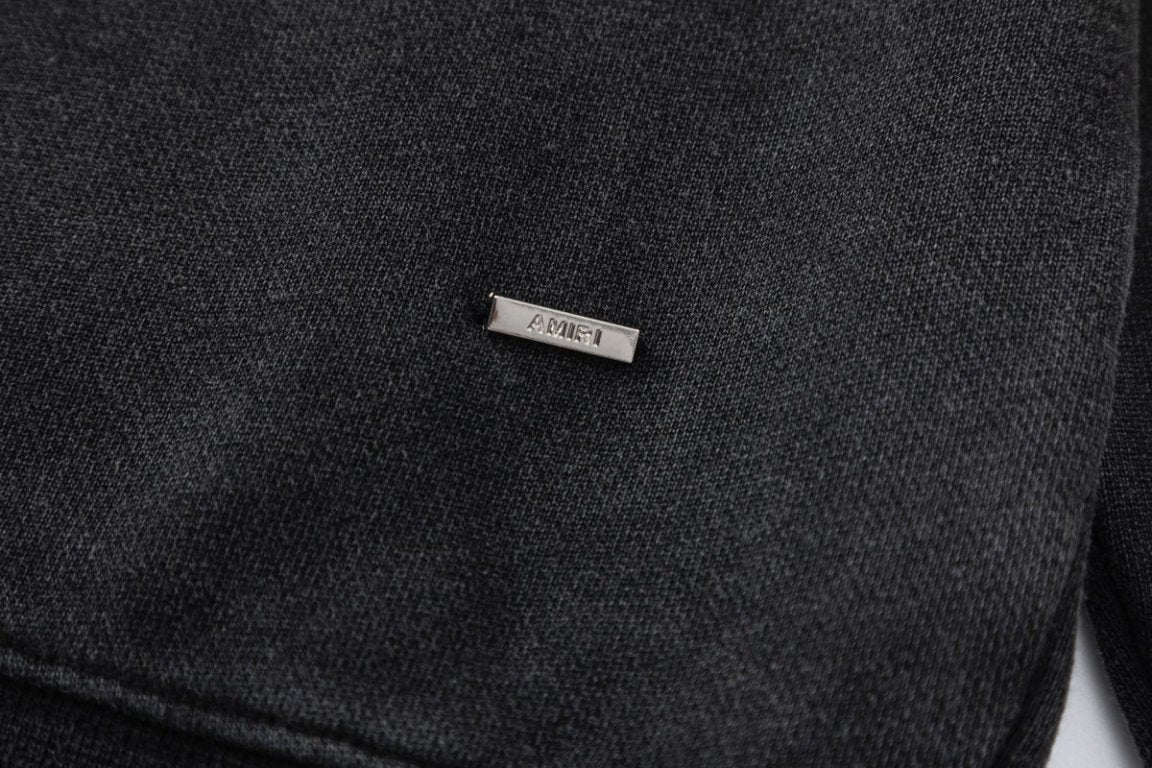 AMRl Lounge Crystal Embellished Cotton Graphic Hoodie