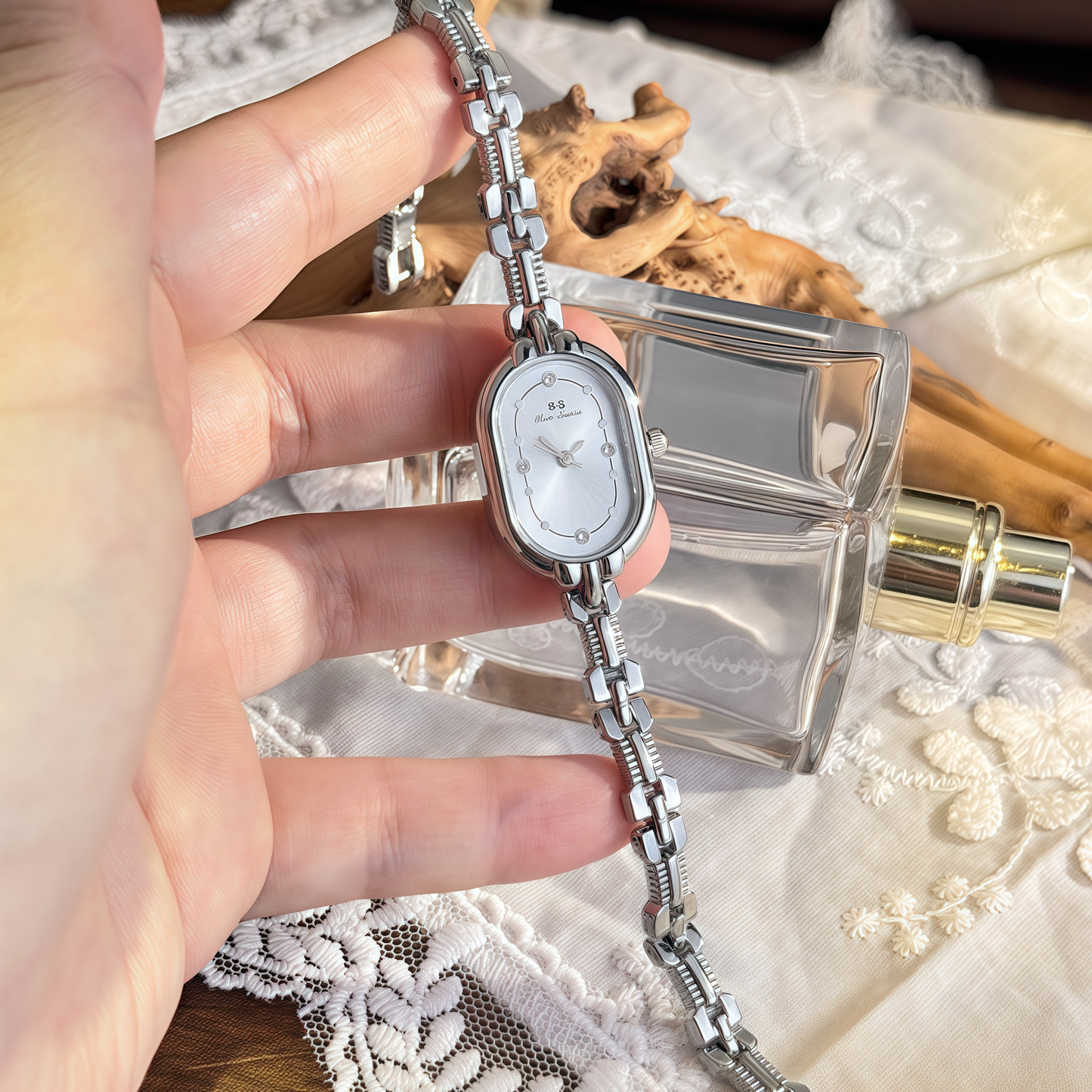 Vintage Oval Bracelet Watch