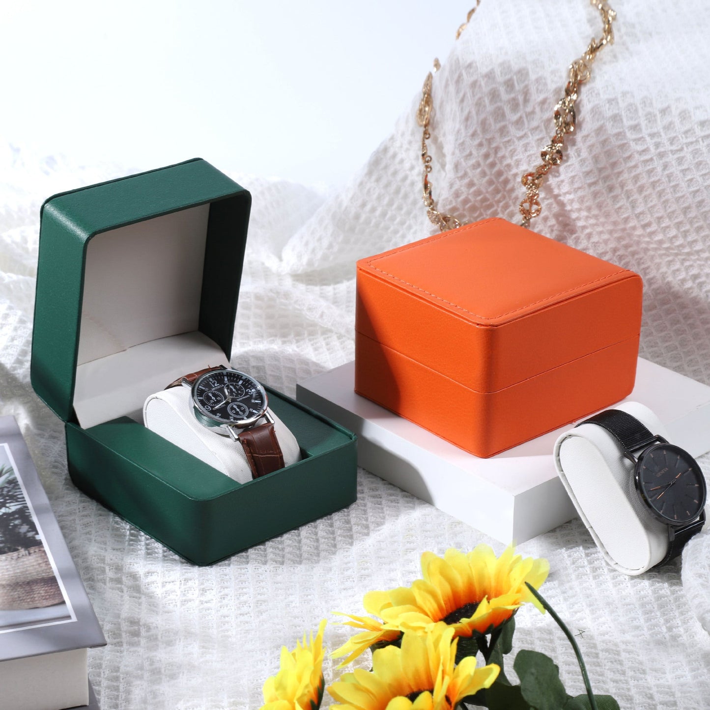 PU Leather Watch Gift Box