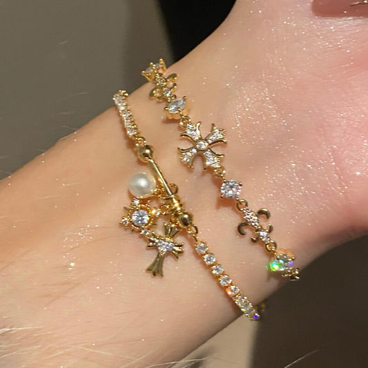 Delicate 2-Piece Bracelet Set