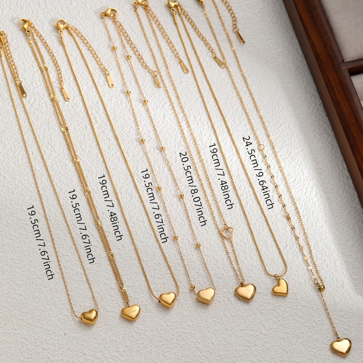 Minimalist Heart Pendant Choker Necklace