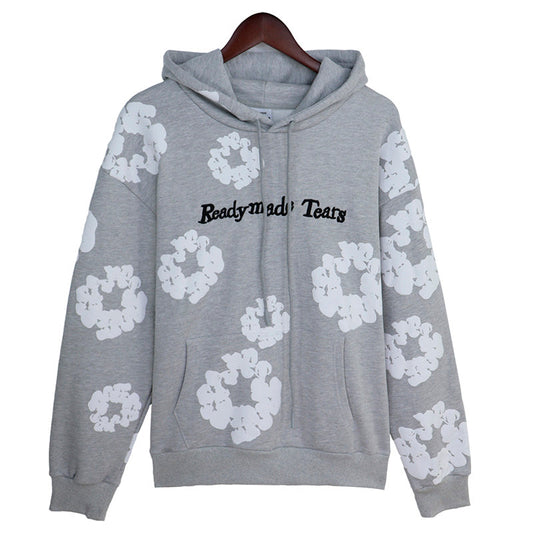 Denim Tears Pullovers Unisex Long Sleeves Cotton Hoodie