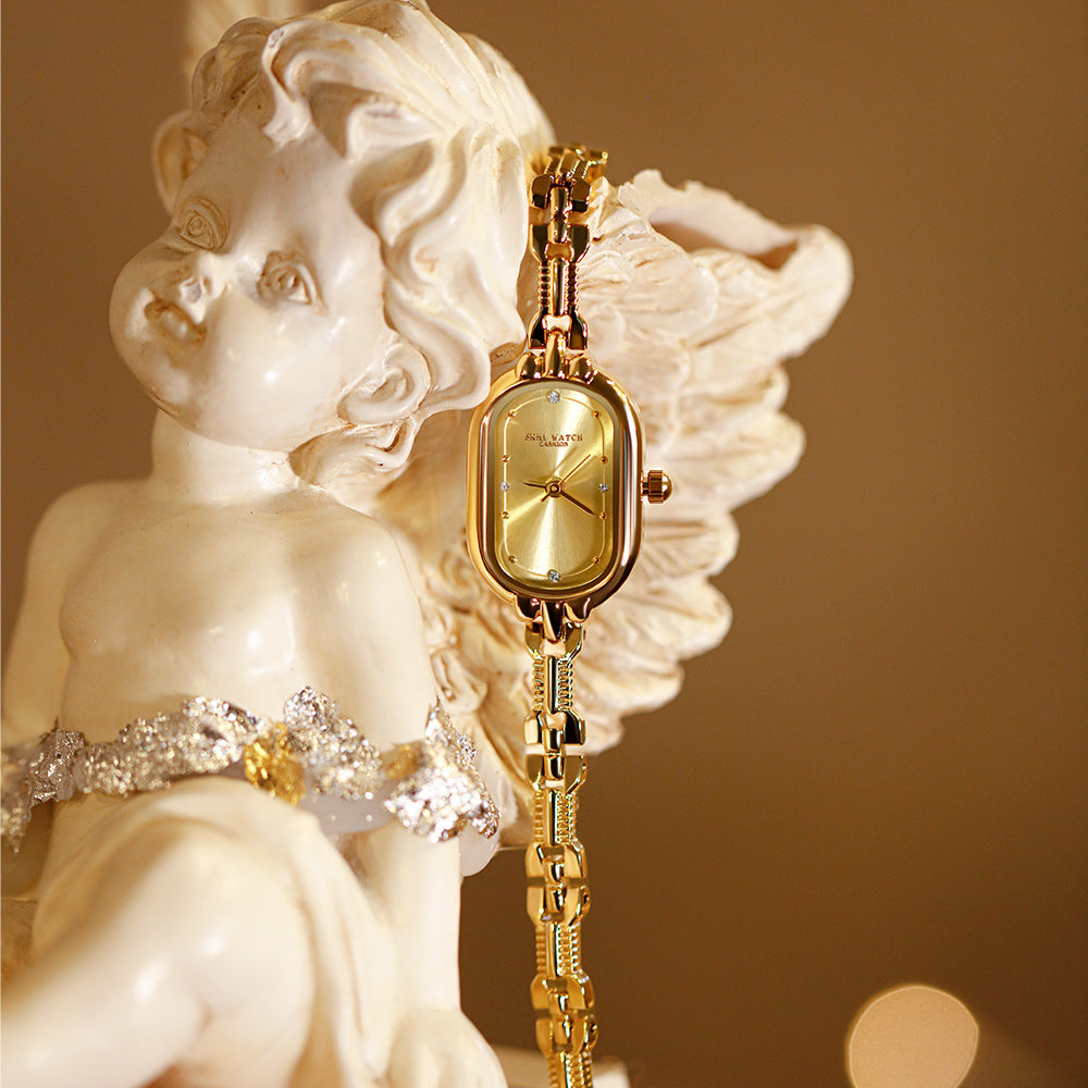Vintage Oval Bracelet Watch
