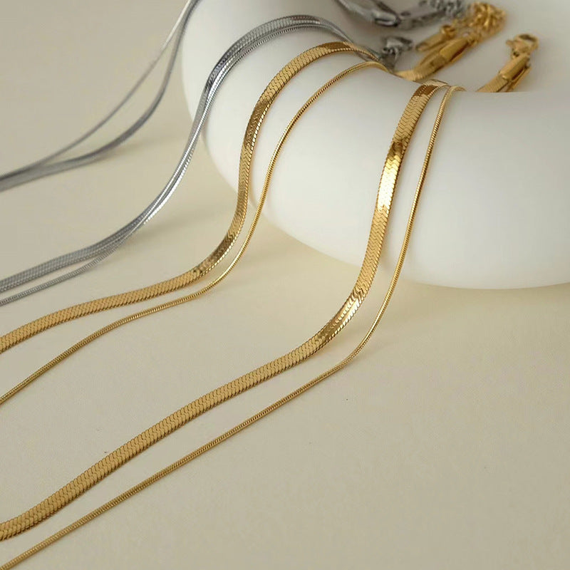 Double-Layer Snake Chain Necklace