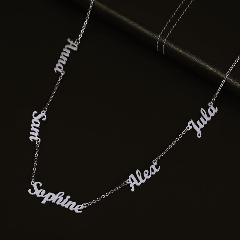 Personalized Name Necklace with 1-6 Names ¨C 20 Fonts Available