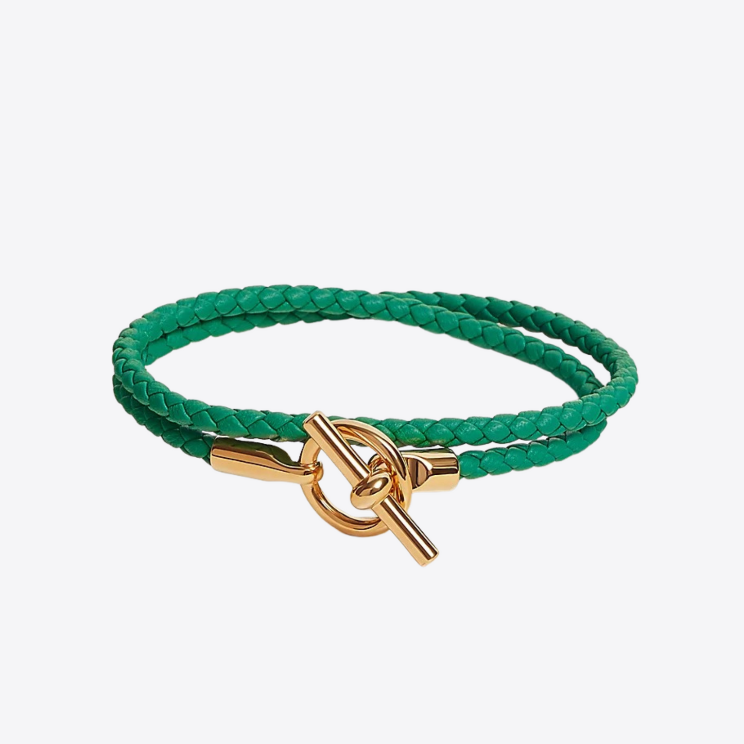 HERMES Double Tour Bracelet Swift Leather(Many)