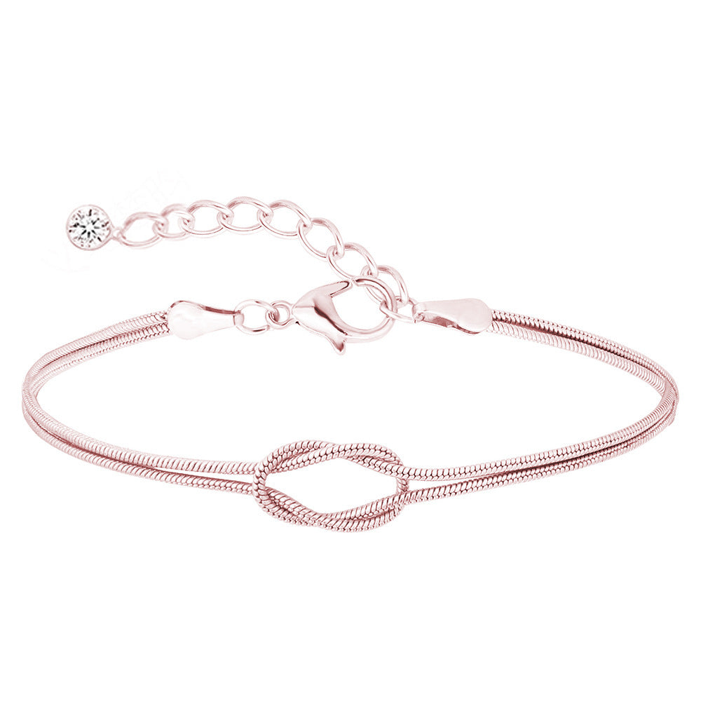 Minimalist Knot Together Bracelet