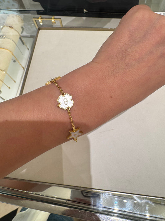 CHRISTIAN DIOR Dior Destiny Bracelet Gold-Finish Metal(Gold)