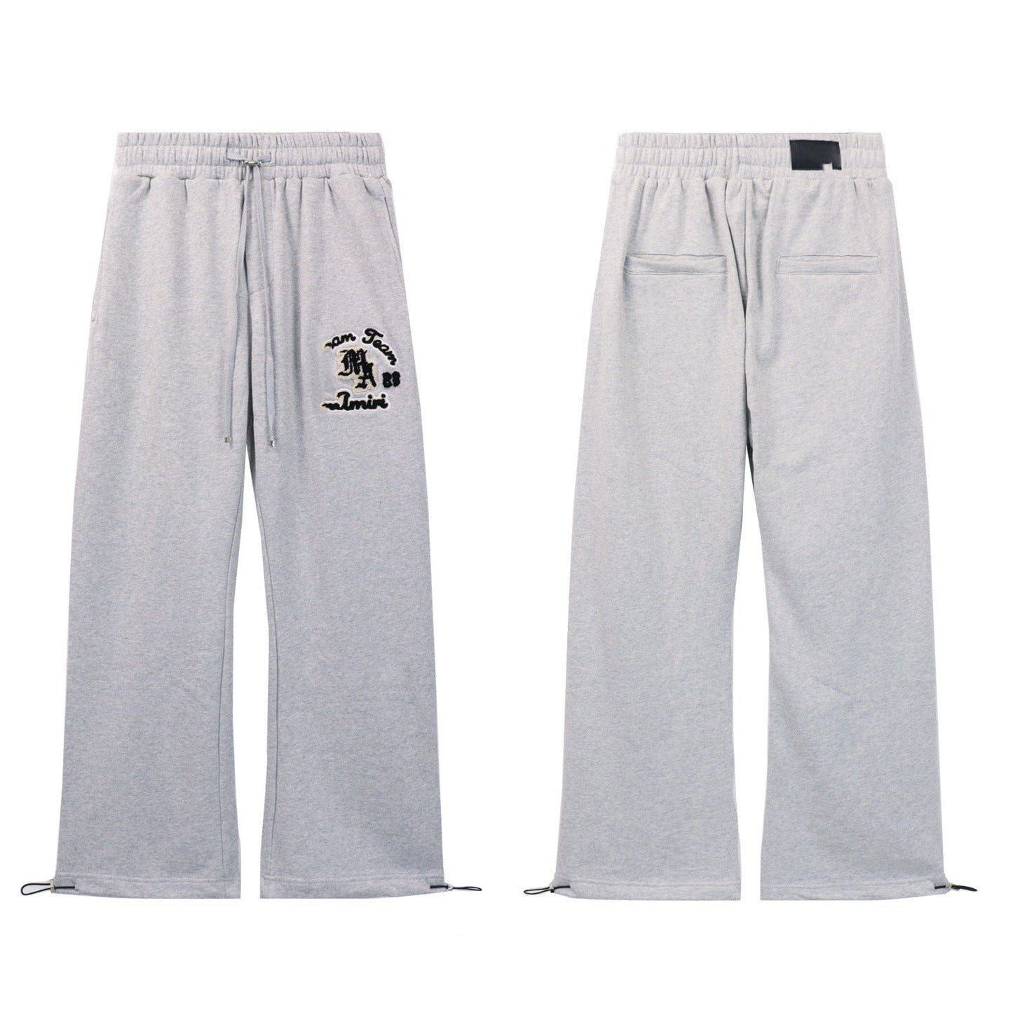 AMRI Logo-Embroidered Cotton-Jersey Pant