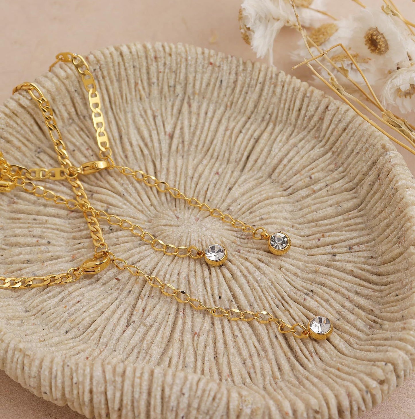 Waterproof & Tarnish-Free Classic Initial Anklet