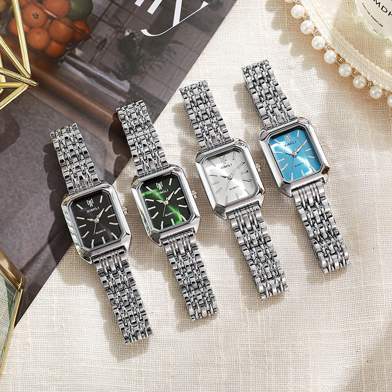 Classic Square Link Bracelet Watch