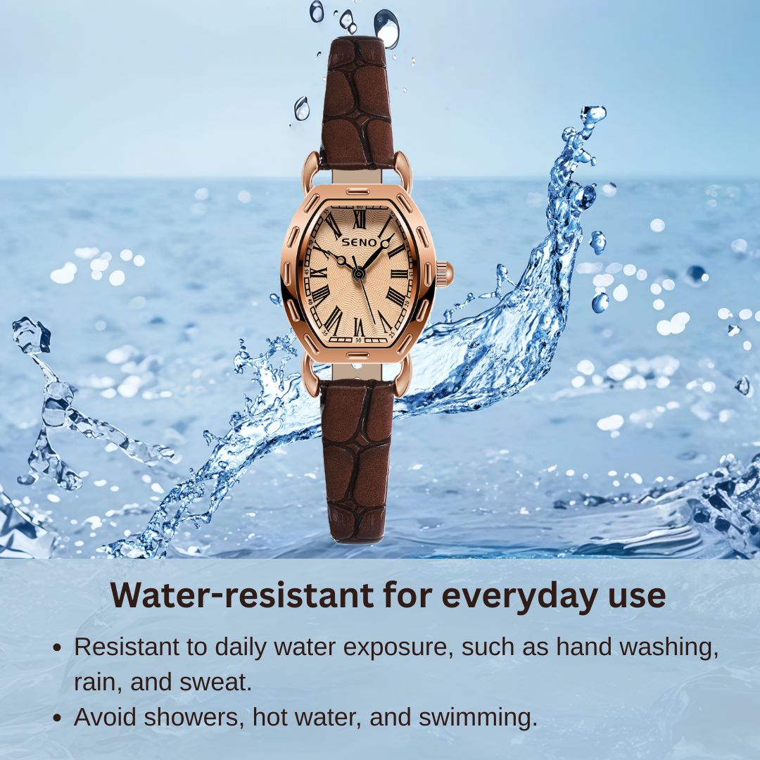 Retro Barrel Water-Resistant Watch