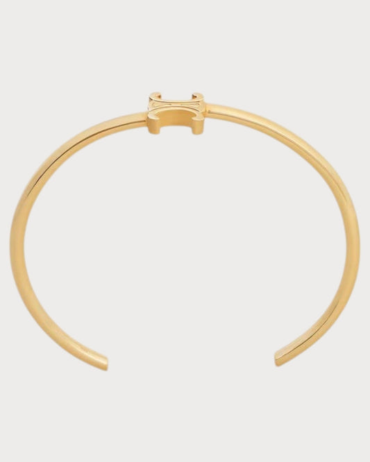 CELINE Triomphe Asymmetric Cuff Brass(2 Colors)