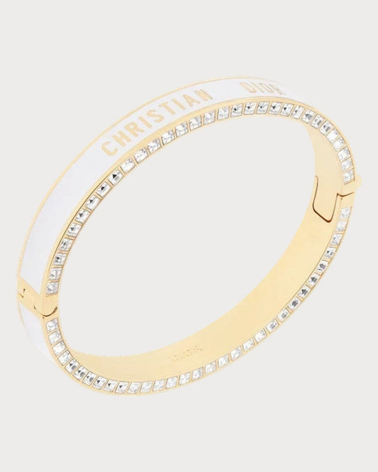 CHRISTIAN DIOR Dior Night Code Bangle Gold-Finish Metal(2 Colors)