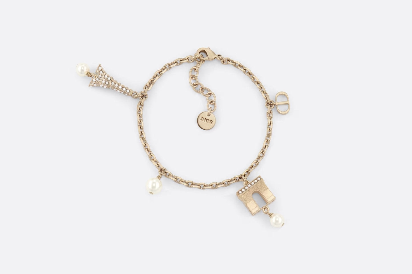 CHRISTIAN DIOR Plan De Paris Bracelet Gold-Finish Metal(Gold)