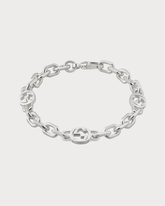 GUCCI Gucci Interlocking Chain Bracelet Metal(2 Colors)