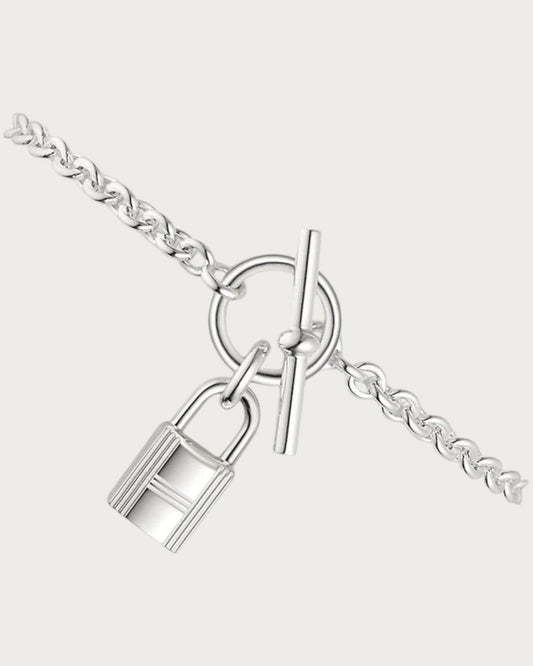 HERMES Kelly Cadenas Bracelet 925(Silver)