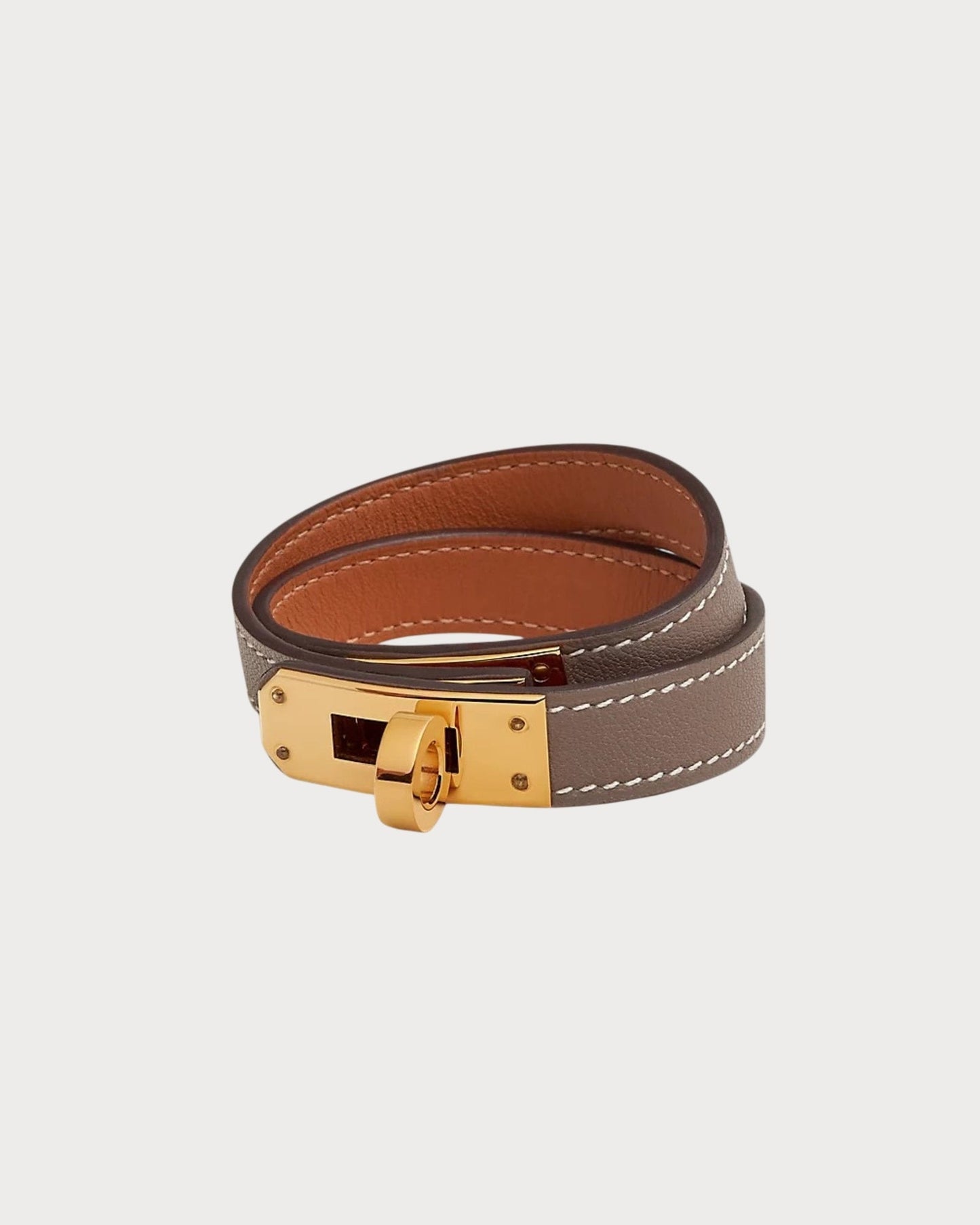 HERMES Kelly Double Tour Bracelet Swift Leather(Many)