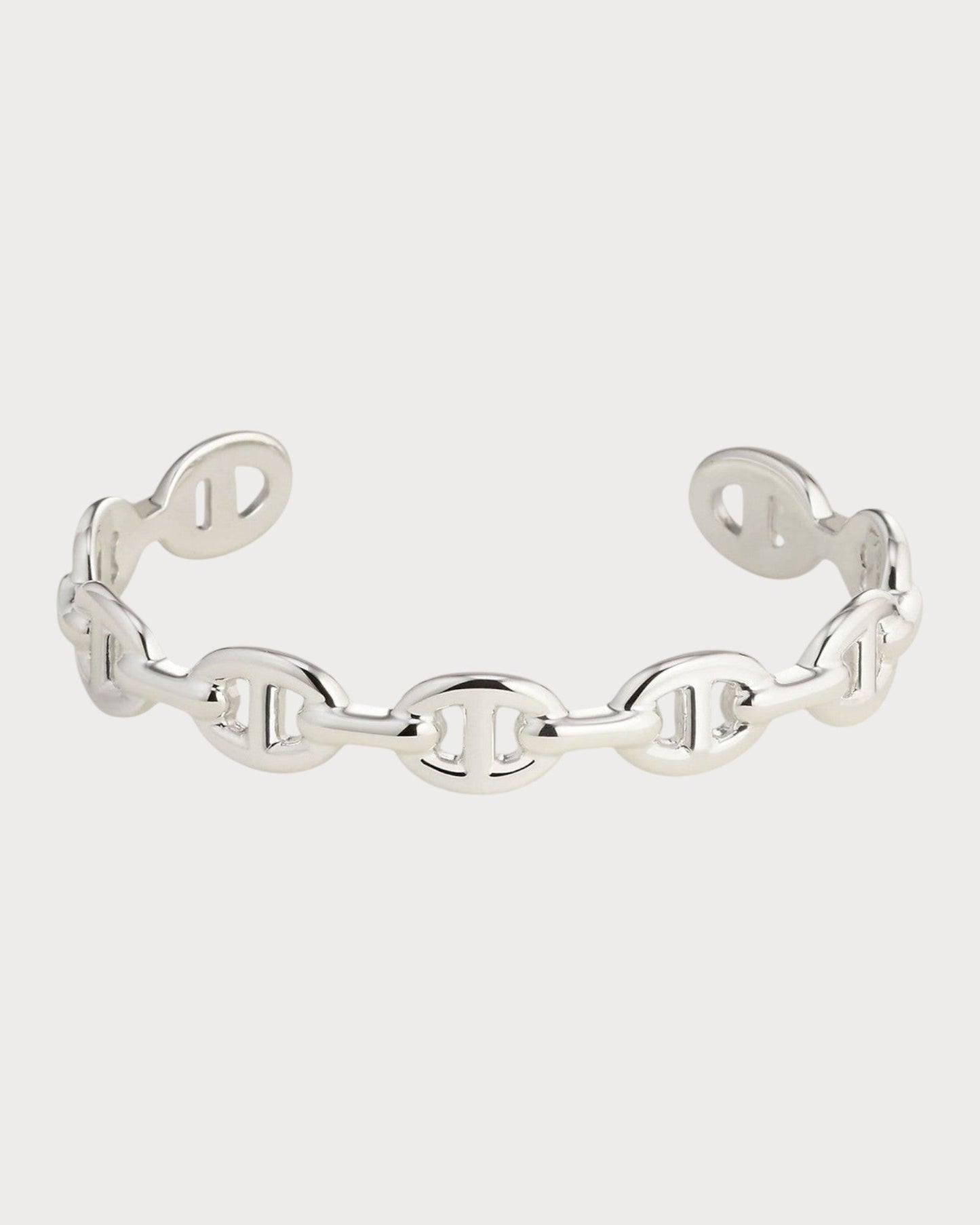HERMES Chaine d'ancre Enchainee Bracelet 925(Silver)