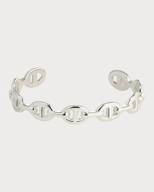 HERMES Chaine d'ancre Enchainee Bracelet 925(Silver)