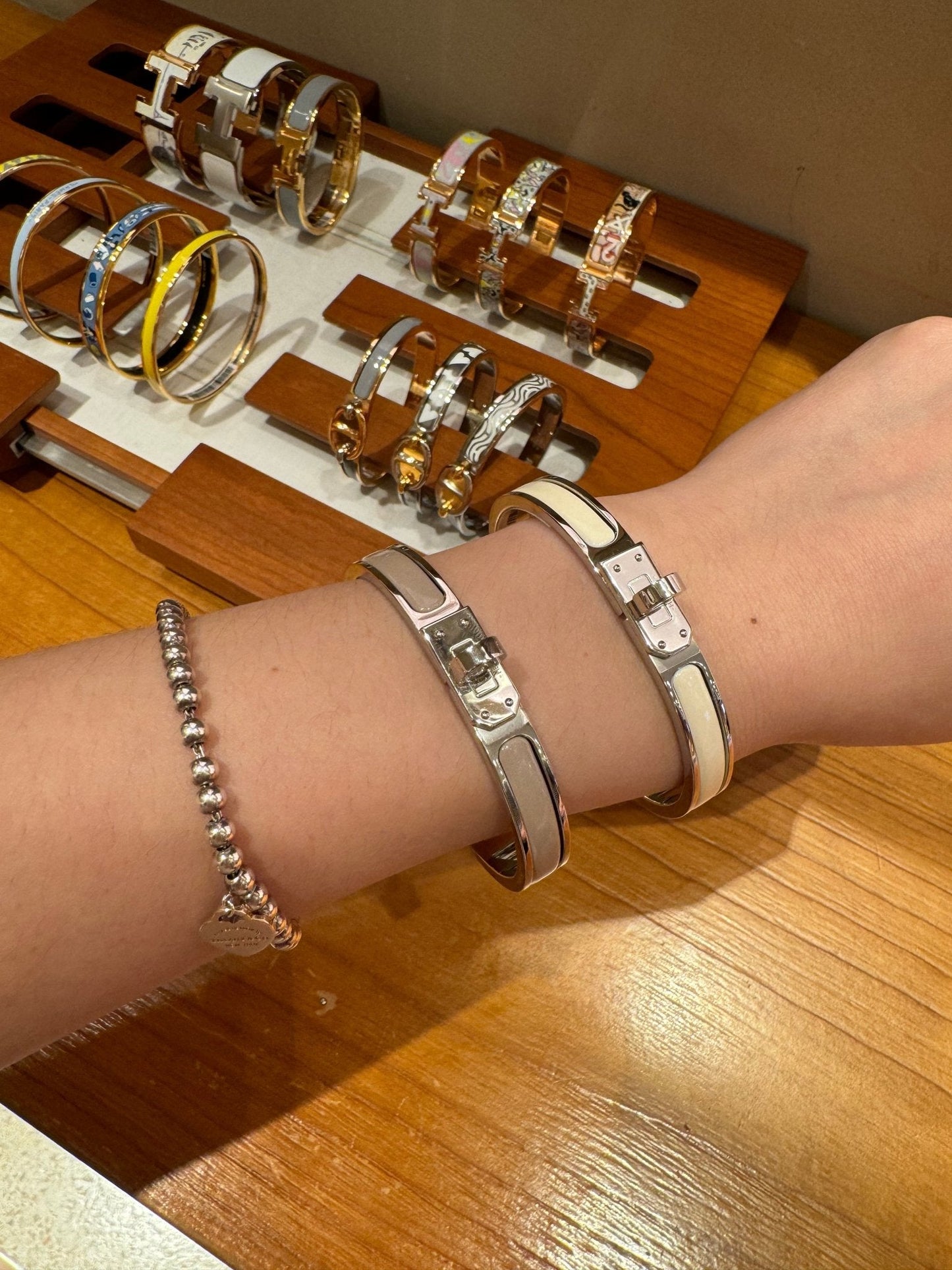 HERMES Clic H Bracelet Metal(Many PHW)