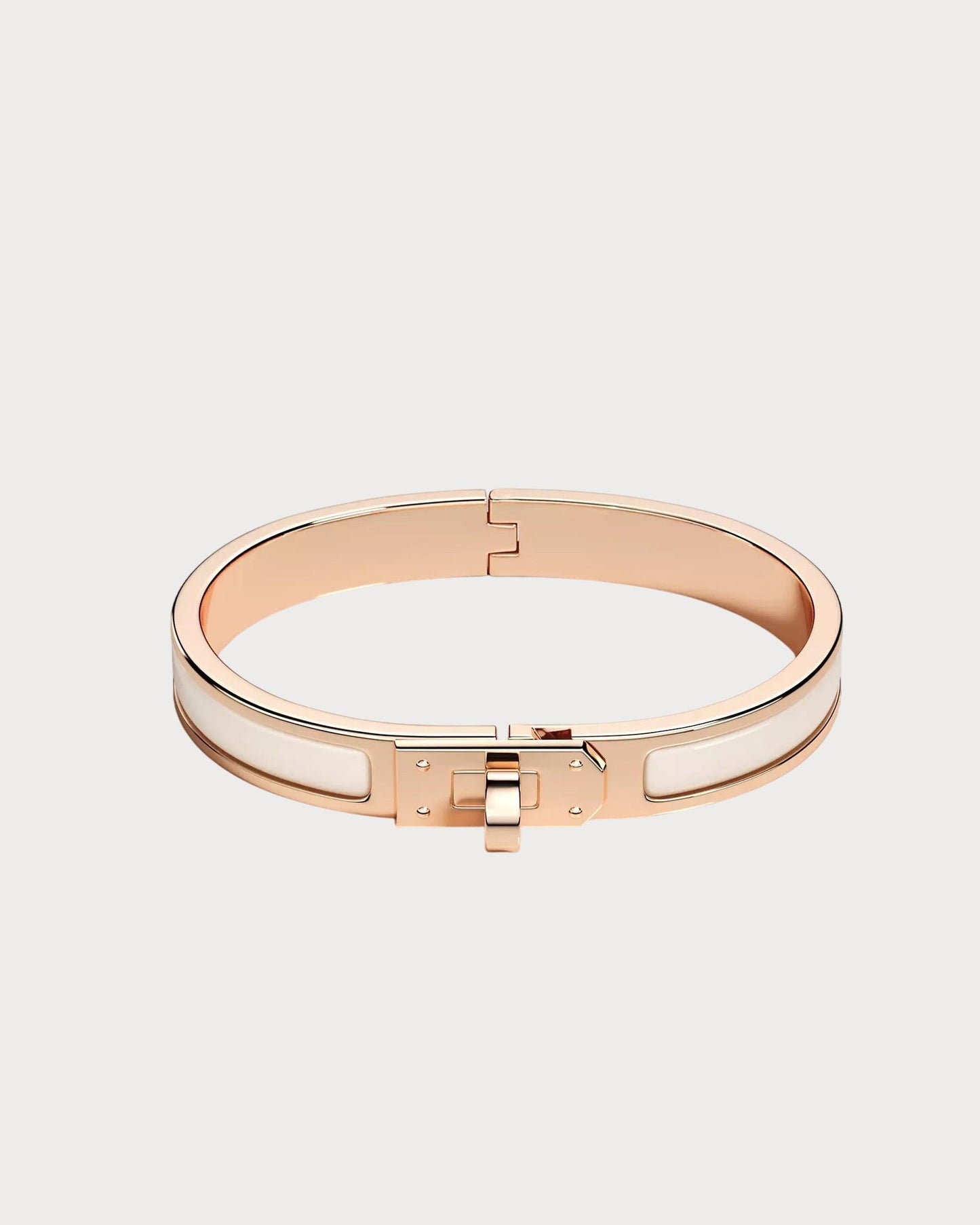 HERMES Clic Kelly Bracelet Metal(Many/Rose Gold)
