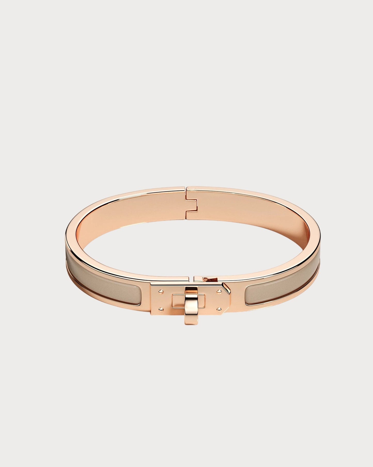 HERMES Clic Kelly Bracelet Metal(Many/Rose Gold)