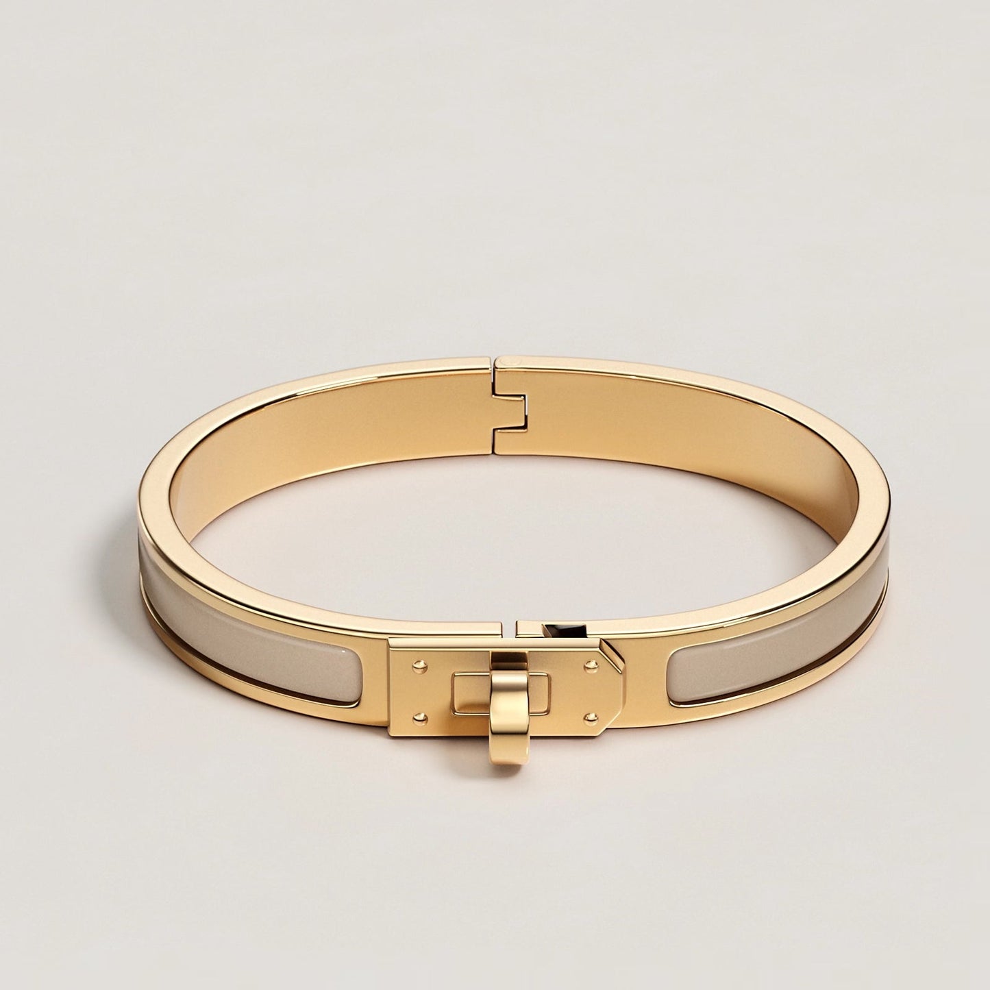 HERMES Clic Kelly Bracelet Metal(Many/Gold)