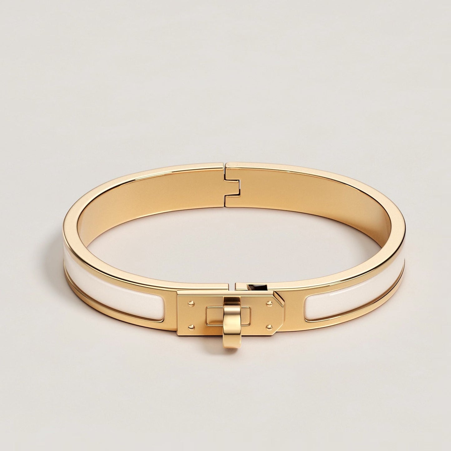 HERMES Clic Kelly Bracelet Metal(Many/Gold)
