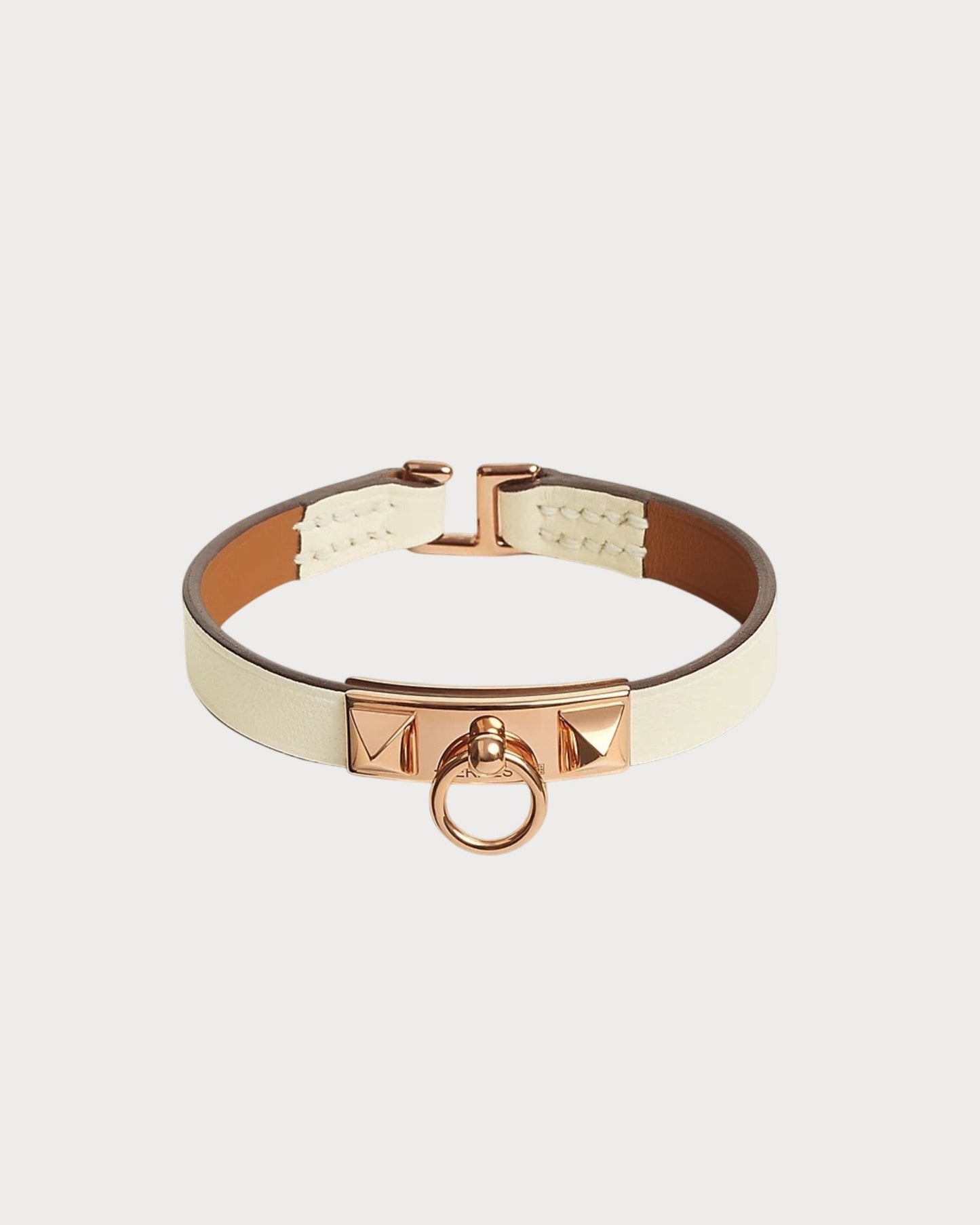HERMES Rivale Bracelet Swift Leather(Mini/Many/Rose Gold)