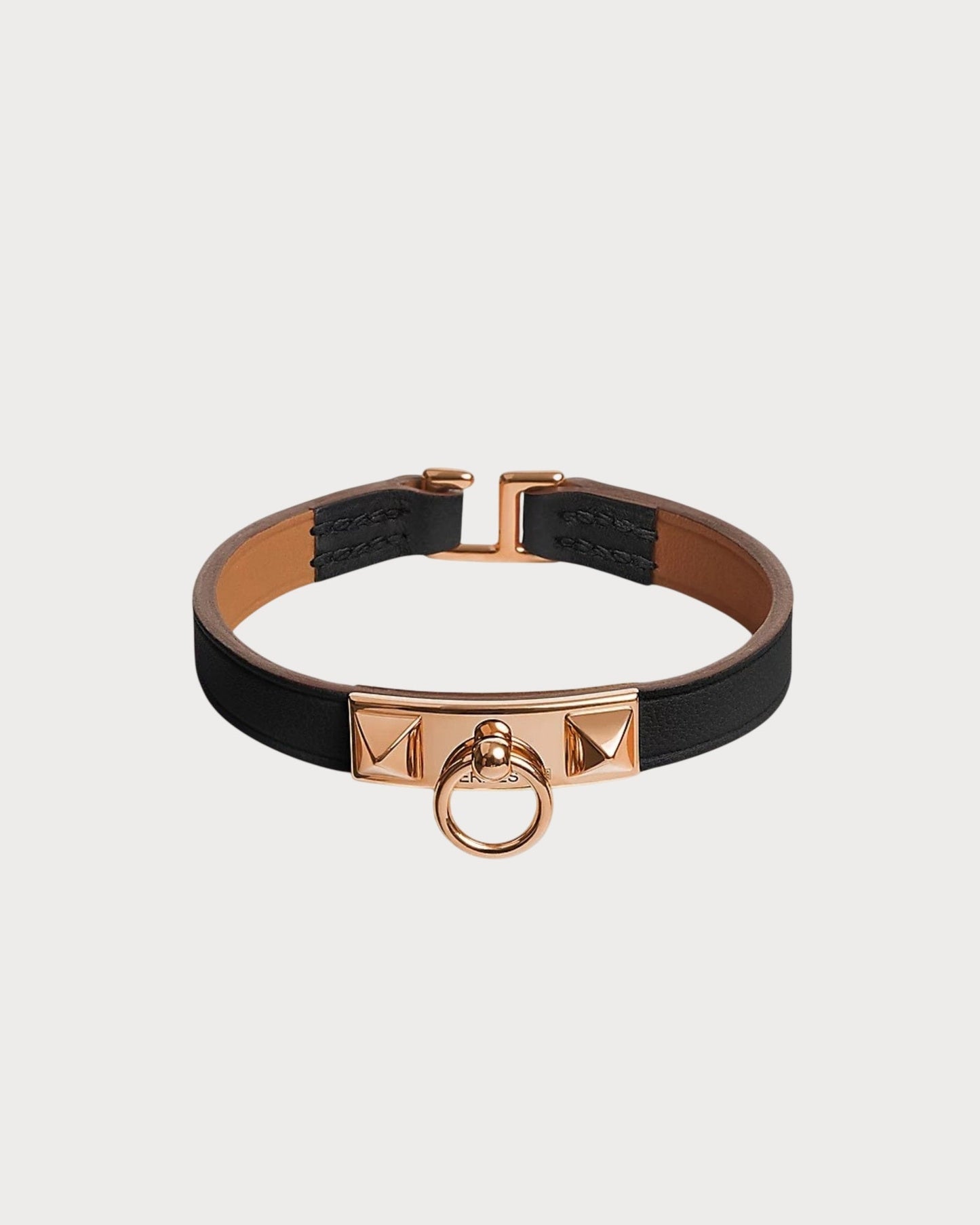 HERMES Rivale Bracelet Swift Leather(Mini/Many/Rose Gold)