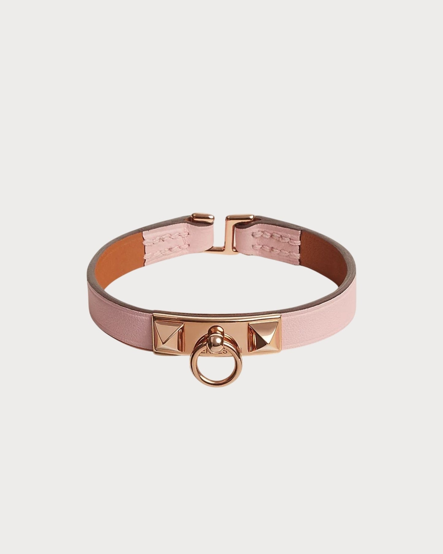 HERMES Rivale Bracelet Swift Leather(Mini/Many/Rose Gold)